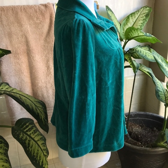 Blue-green ‘50s-inspired top - Picture 2 of 4